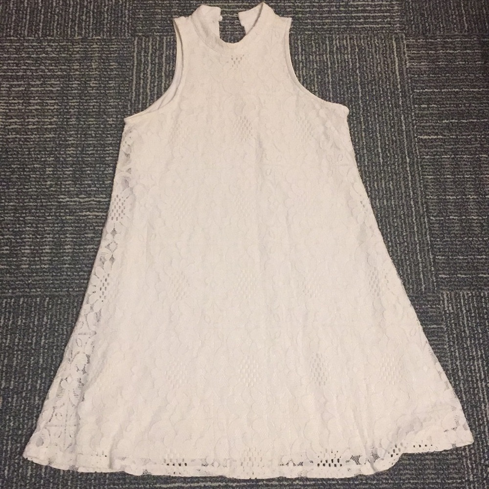 Used white dress in great condition